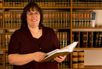 Picture of student earning her Paralegal (AAS) degree at CMC.