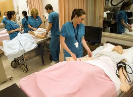 Picture of students earning their Nursing (AAS) degree at CMC.