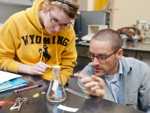 Picture of student earning her Chemistry Emphasis (AS) Degree at CMC.