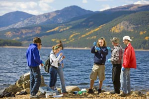 Picture of students earning their Environmental Studies Emphasis (AA) degree at CMC.