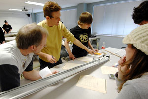 Picture of students working toward their CMC and CU-Boulder Engineering Agreement (AGS)