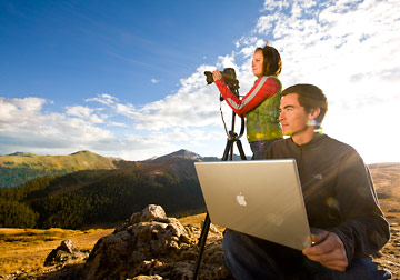 Picture of students earning their Professional Photography (AAS) degree at CMC.